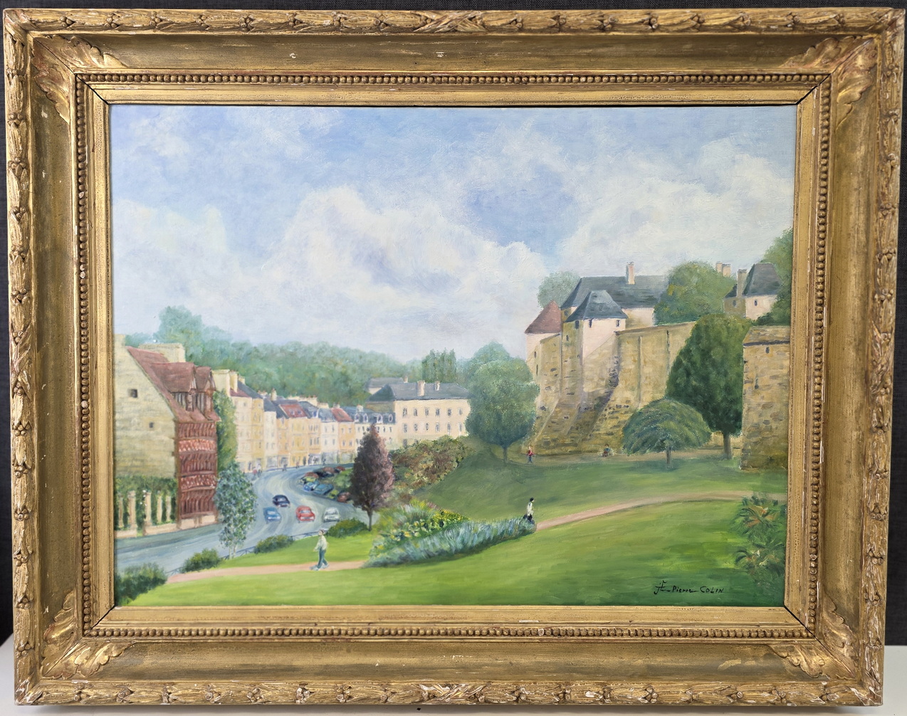 A French Landscape of the Chateau de Caen